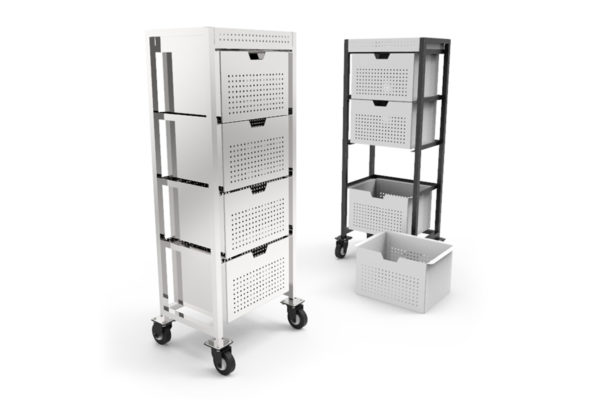 Carro porta-canastos