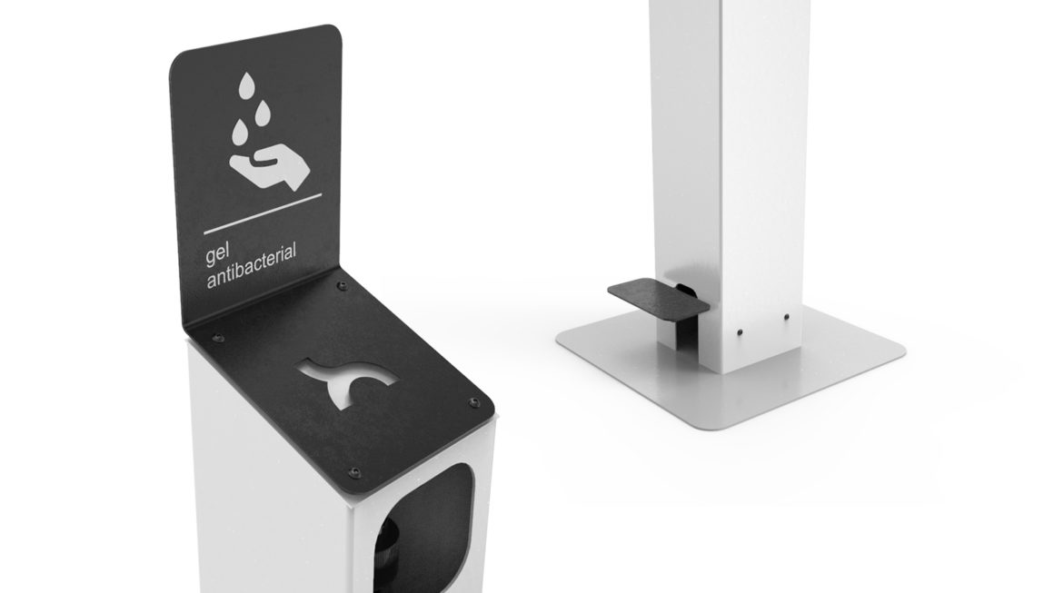 Dispenser de alcohol en gel